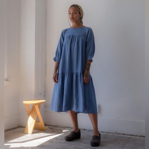 NO LONGER AVAILABLE - Beaton Linen June Dress - Picture 5 of 9